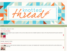 Tablet Screenshot of knotted-thread.com